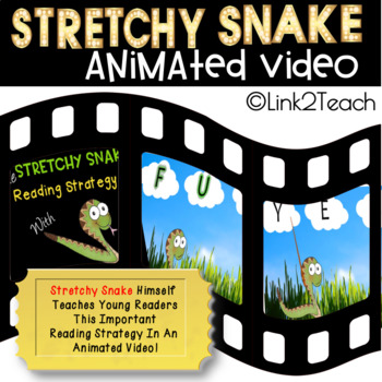 Preview of Beanie Baby Reading Strategies Video Series: Stretchy Snake
