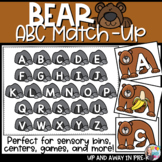 Bear Letter Matching - ABC Match-up - Sensory Bin Mat - Ce