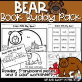 Bear Book Buddy Activity Pack - Color Words, Easy Reader, 
