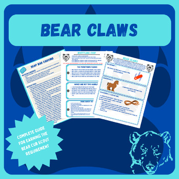 Preview of Bear Claws, Bear Cub Scout Requirement