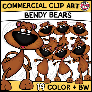 Skinny Bendy Pencils {P4 Clips Trioriginals Digital Clip Art}