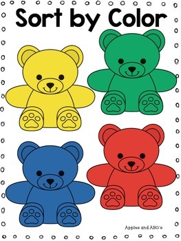 bear counter kindergarten math unit by michelle griffo