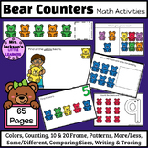 Bear Counters Math Activities and Task Cards