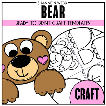 Bear Craft by Shannon Webb | TPT