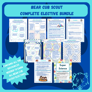 Preview of Bear Cub Scout Complete Elective Bundle