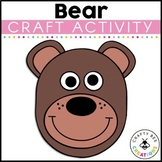 Bear Craft Camping Theme Day Activities Forest Animals Cla