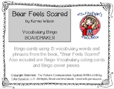Bear Feels Scared BOARDMAKER Bingo