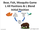 Bear, Fish, Mosquito Articulation Game, L & L Blends