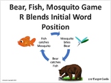 Bear, Fish, Mosquito Articulation Game, R Blends Initial W