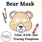 Bear Mask Craft | Polar Bear Mask | Forest Animals | Brown