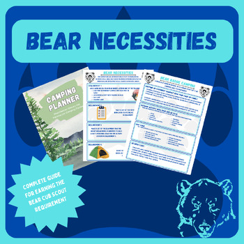 Preview of Bear Necessities, Bear Cub Scout Requirement
