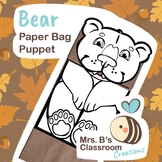 Bear Paper Bag Puppet