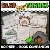 Bear Says Thanks Book Companion Activities