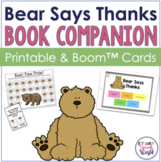 Bear Says Thanks Speech & Language Activities | Boom™ Card