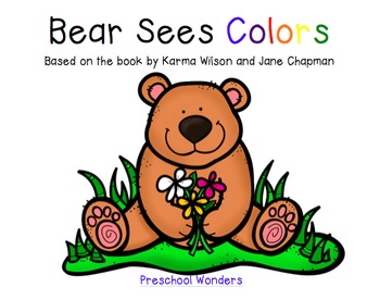 Preview of Bear Sees Color Interactive Books