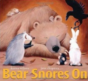 a bear snores on