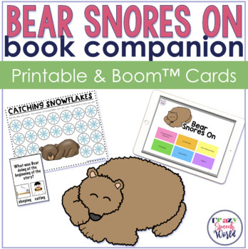 Preview of Bear Snores On Activities | Boom™ Cards and Print
