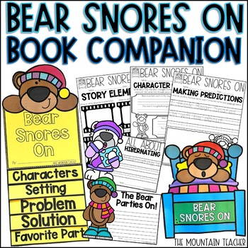 Preview of Bear Snores On Activities | Winter Read Aloud Comprehension & Writing Crafts
