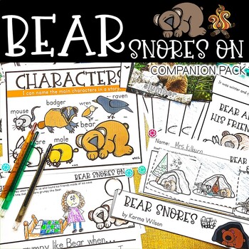 Preview of Bear Snores On | Literacy Companion Activities |
