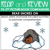 Bear Snores On Speech Therapy Book Companion for PK - 2nd Grade