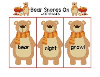 Bear Snores On - Word Rhymes