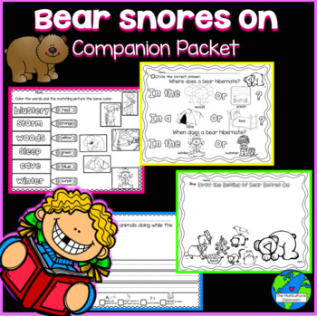 Preview of Bear Snores on Companion Packet
