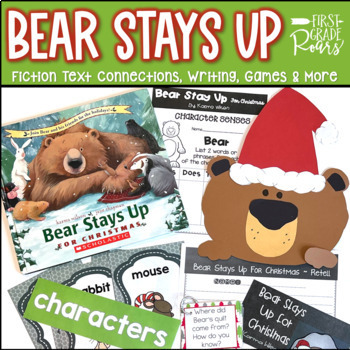 Preview of Bear Stays Up for Christmas Activities Book Companion Reading Comprehension