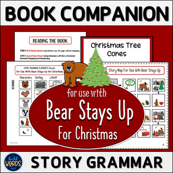 Preview of Christmas Book Companion for use with Bear Stays Up for Christmas Speech Therapy