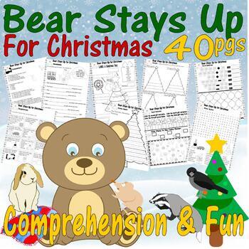Preview of Bear Stays Up for Christmas Book Study Companion Reading Comprehension Literacy