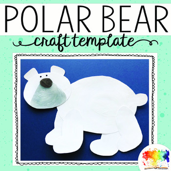 Preview of Polar Bear Craft Template