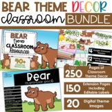 Bear Theme - Complete Classroom Decor BUNDLE