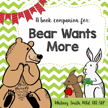 Preview of Bear Wants More Book Companion