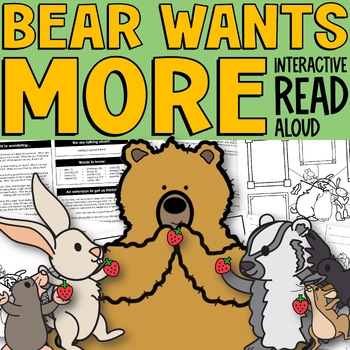 Preview of Bear Wants More Craft Read Aloud and Activities Spring Craft and Bulletin Board