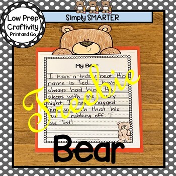 Bear Writing Cut and Color Craftivity FREEBIE by Simply SMARTER by ...