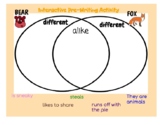 Bear and Fox Benchmark Advance Kindergarten Writing Activities