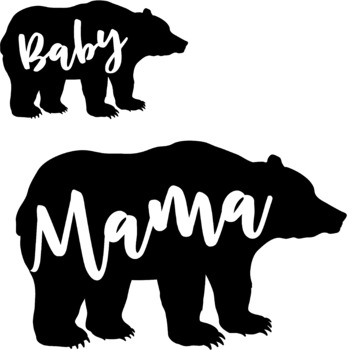Download Bear family SVG - Bear svg - Bear family bundle svg - 7 Bear cutting designs