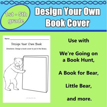 Preview of Bear's Book Cover Design Activity