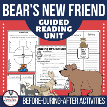 Preview of Bear's New Friend Guided Reading and Writing Unit