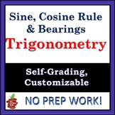 Bearings, Trigonometry, Geometry - Google Forms Practice S