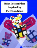 Bears - Art Lesson Plan Inspired by Piet Mondrian