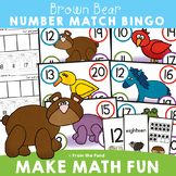 Bear's Bingo - Numbers to 20 Math Center Game