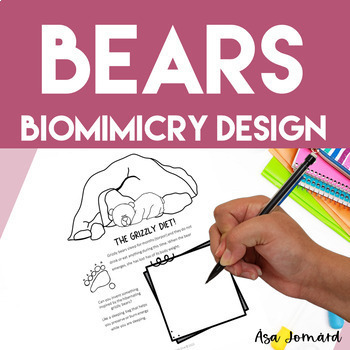 Preview of Bears Project  | Biomimicry Design Activities | Nonfiction