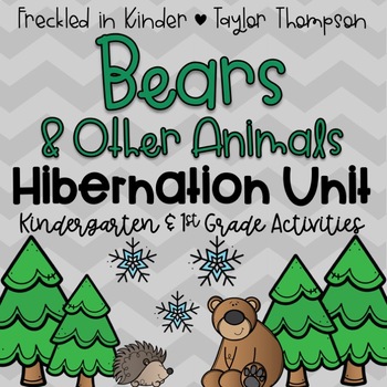 Preview of Bears & Other Animals Hibernation Unit