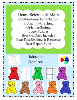 Preview of Bears: Science and Math Activities
