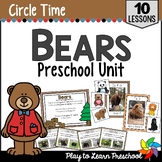 Bears Unit Activities Hibernation Lesson Plans for Prescho
