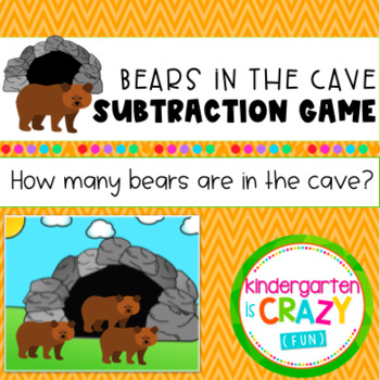 Preview of Bears in the Cave Subtraction Activity Set