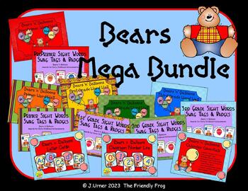 Preview of Bears 'n' Balloons Classroom Decor Mega Bundle