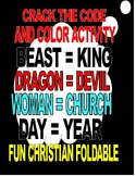 Beast Dragon Woman Day FOLDABLE for Christian Teachers 2-D