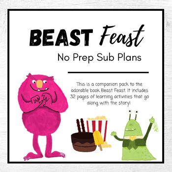 Preview of Sub Plan - No Prep (Beast Feast)