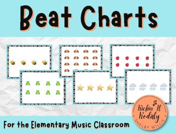 Preview of Beat Charts Set for the Elementary Music Room